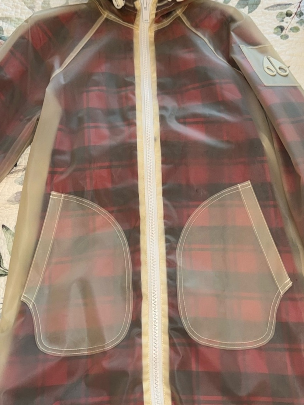 Moose Knuckles Fillion transparent raincoat - Picture 4 of 5